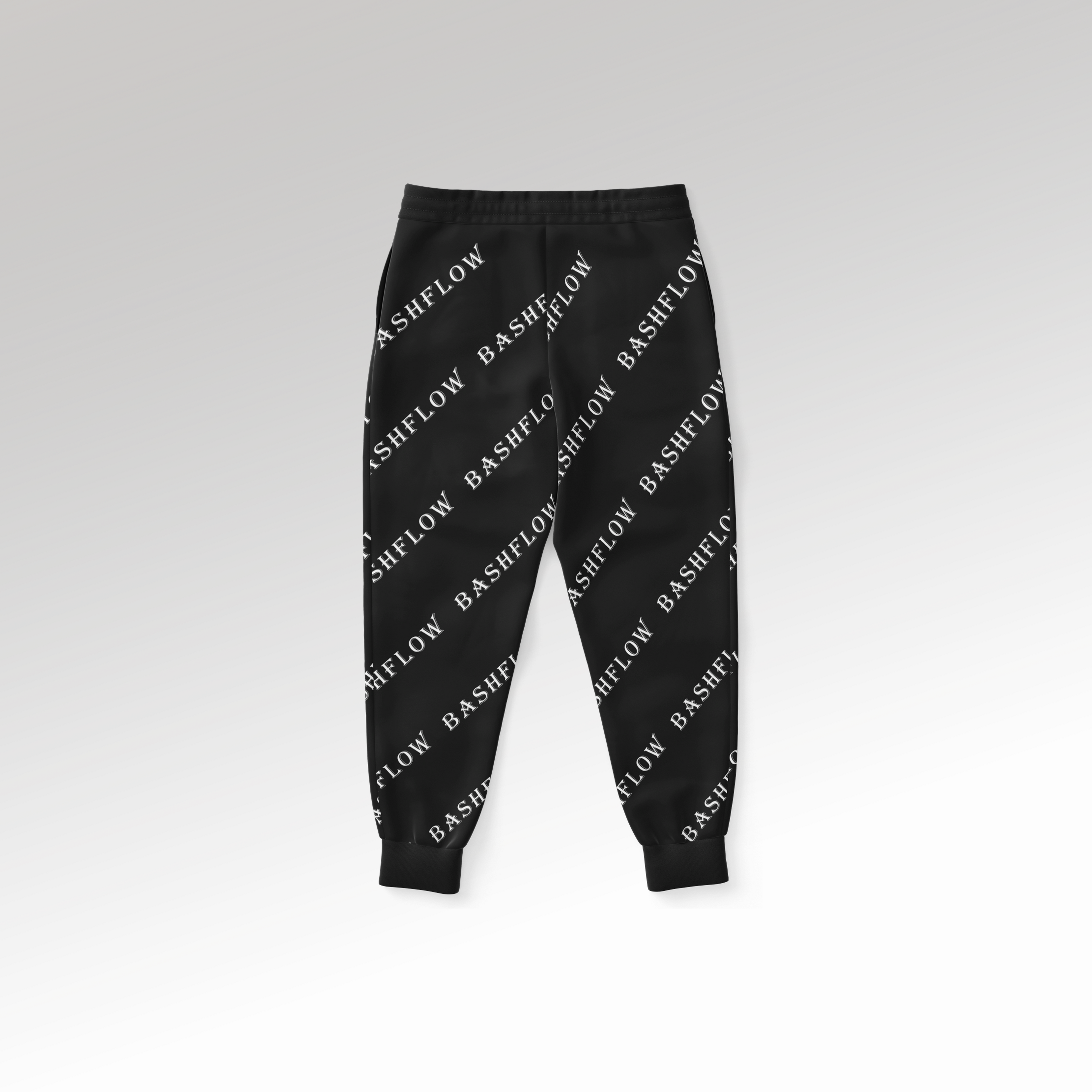 Slant Black Joggers