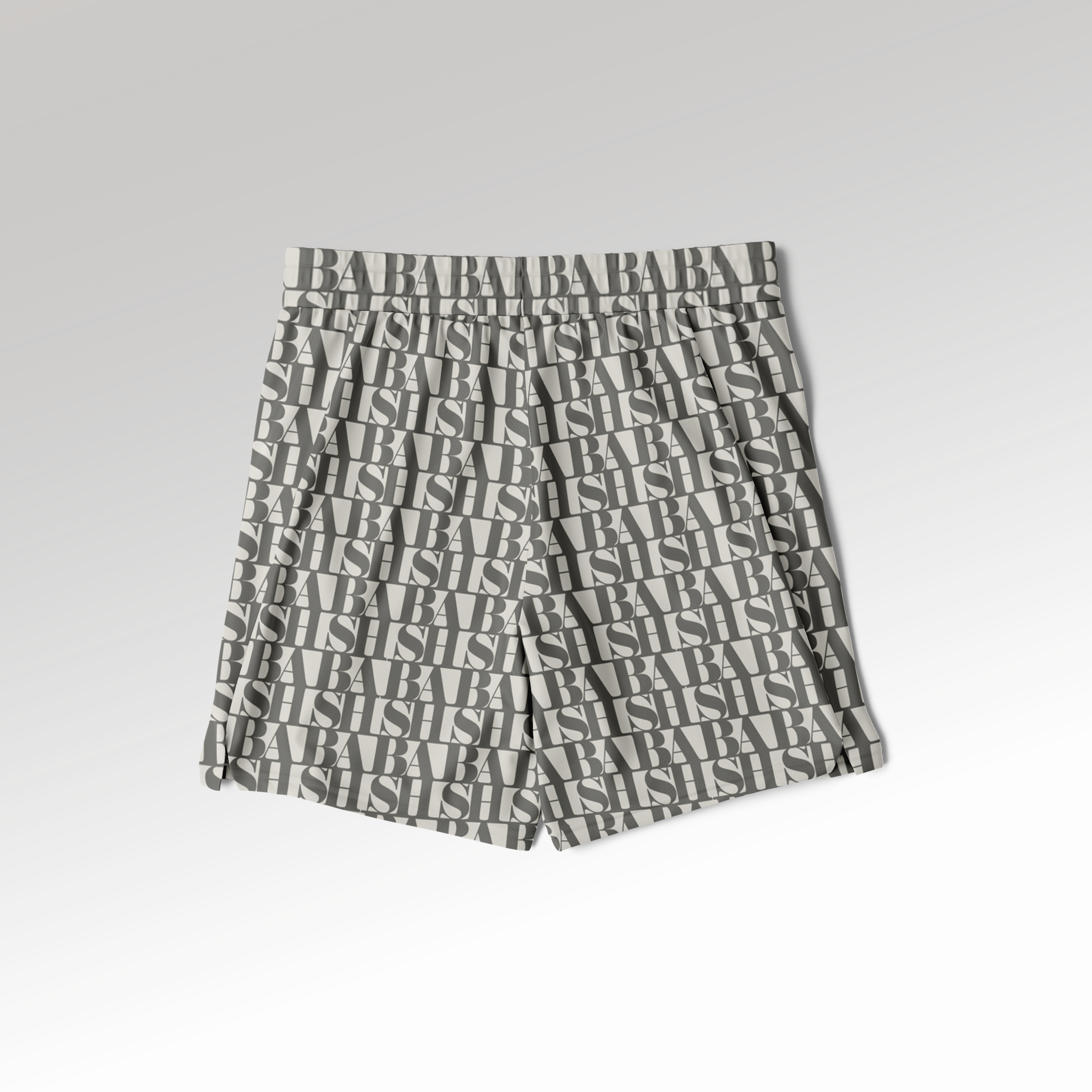 BASH Monogram 2-in-1 Athletic Shorts CRÈME