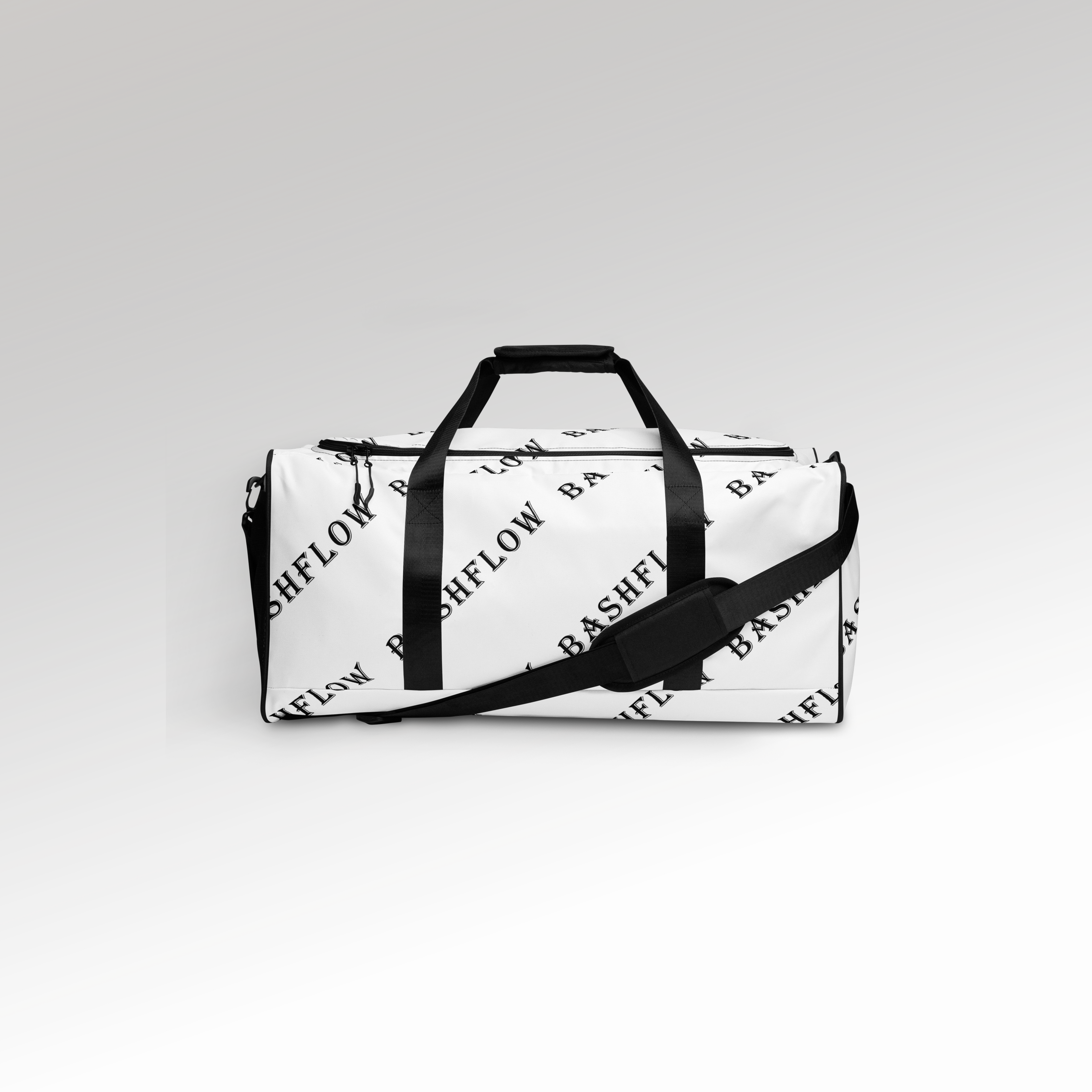 Slant White Duffle Bag