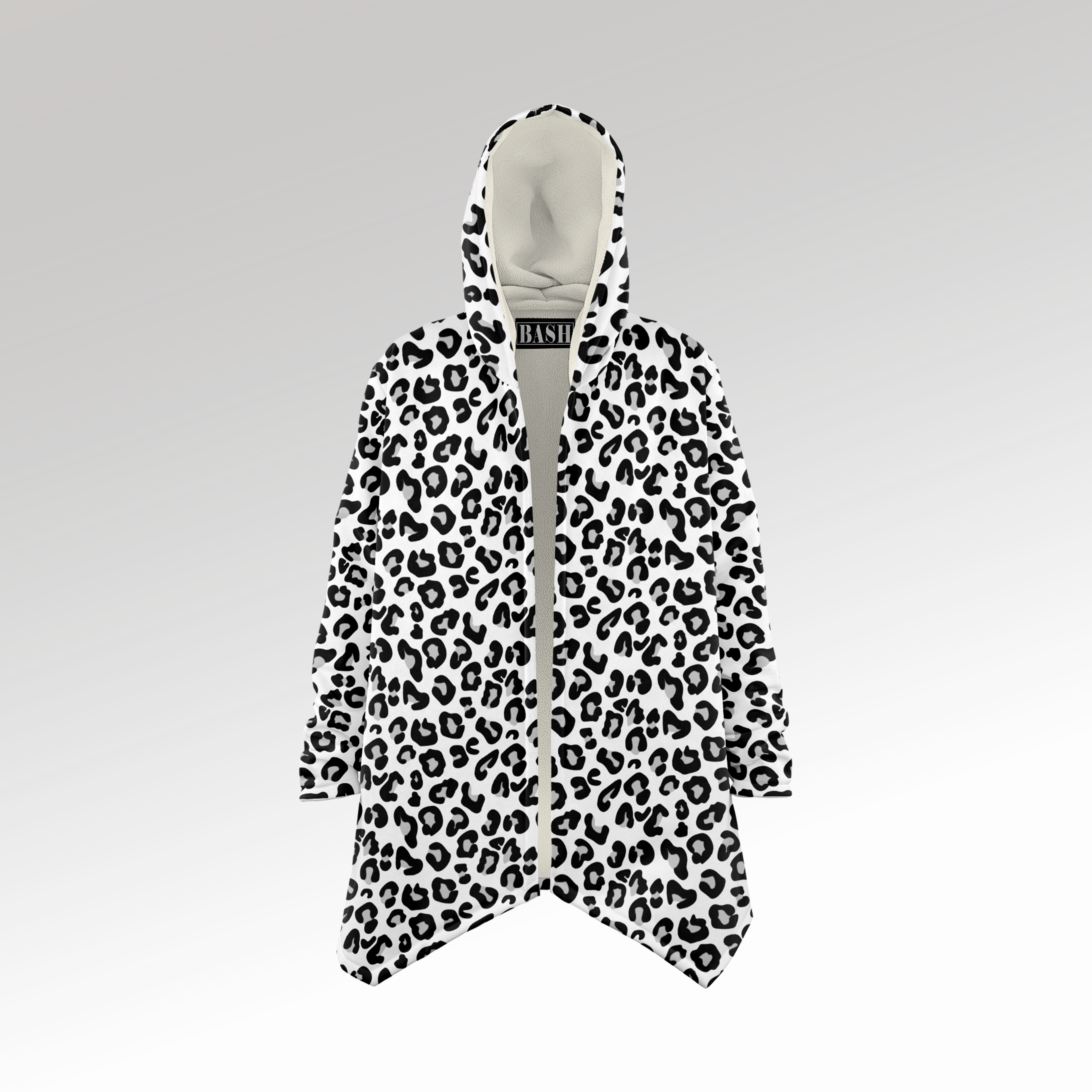 Snow Leopard Microfleece Cloak