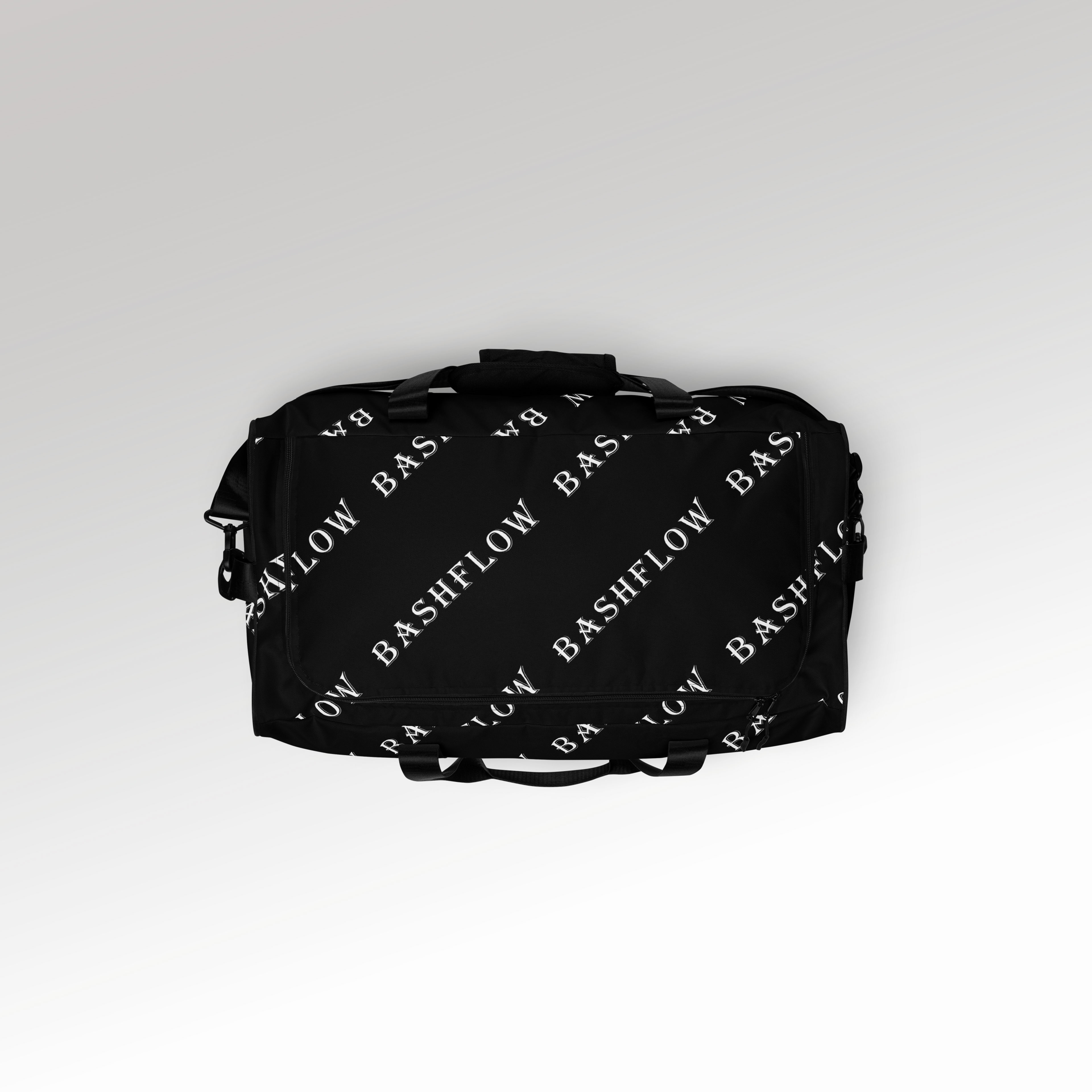 Slant Black Duffle Bag