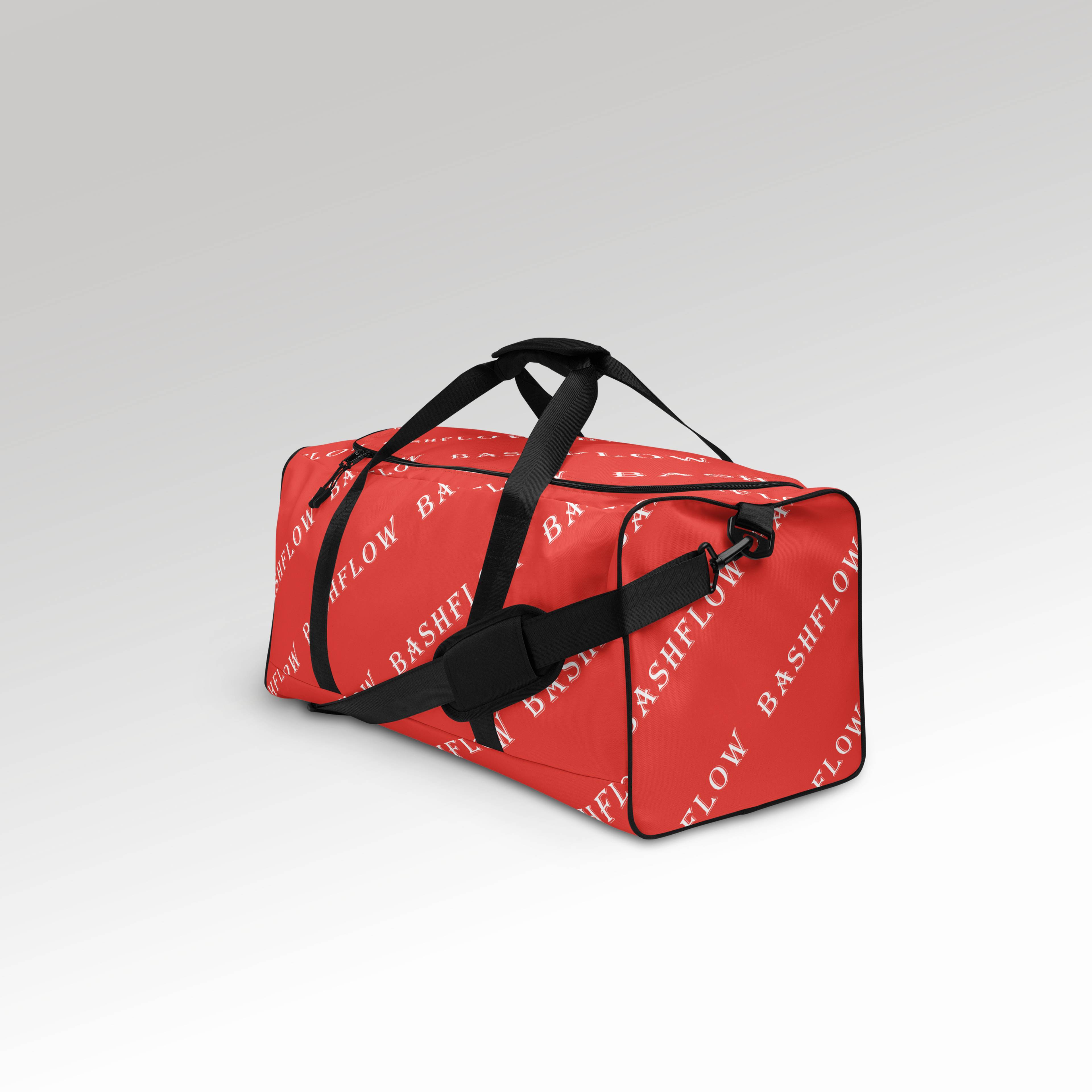 Slant Red Duffle Bag