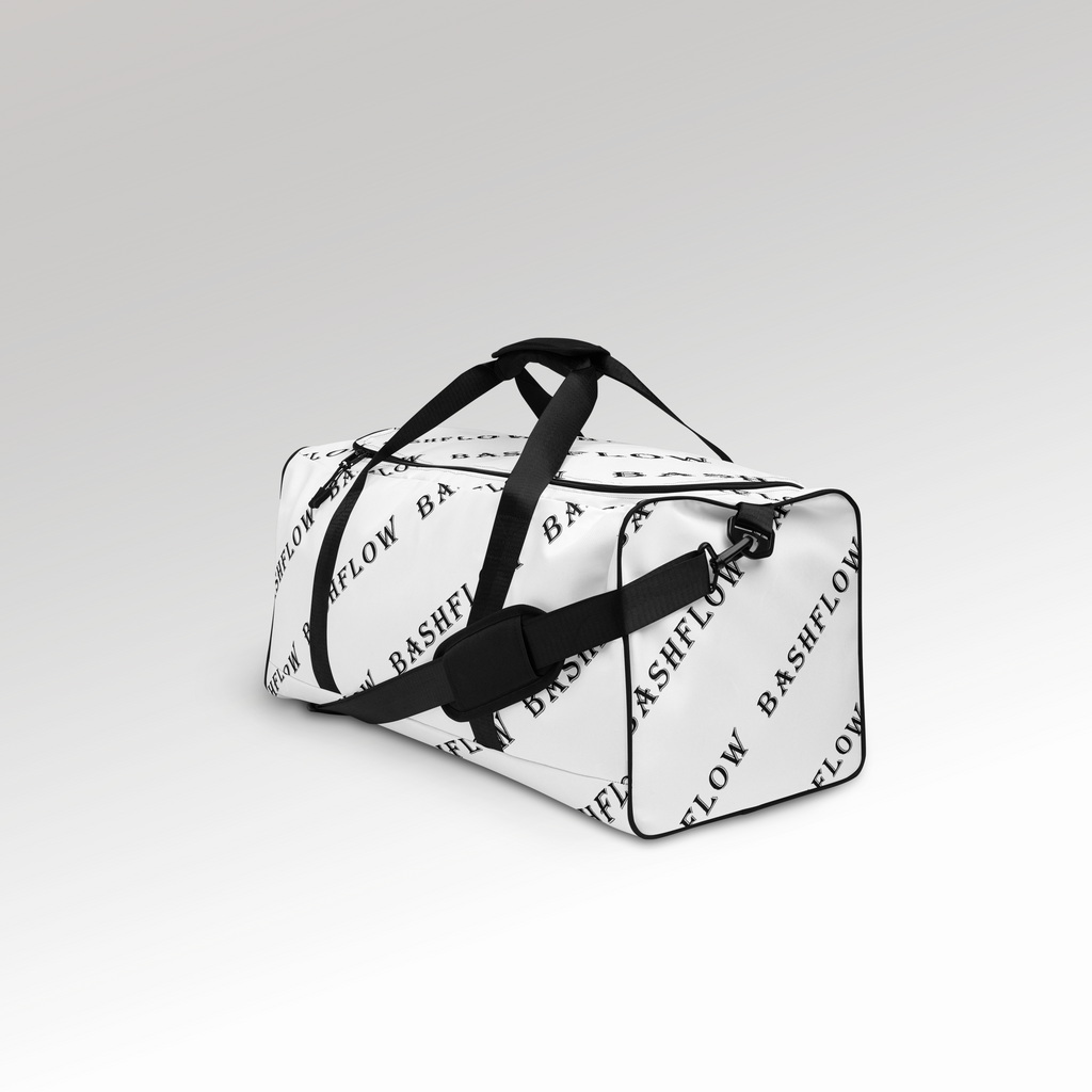 Slant White Duffle Bag