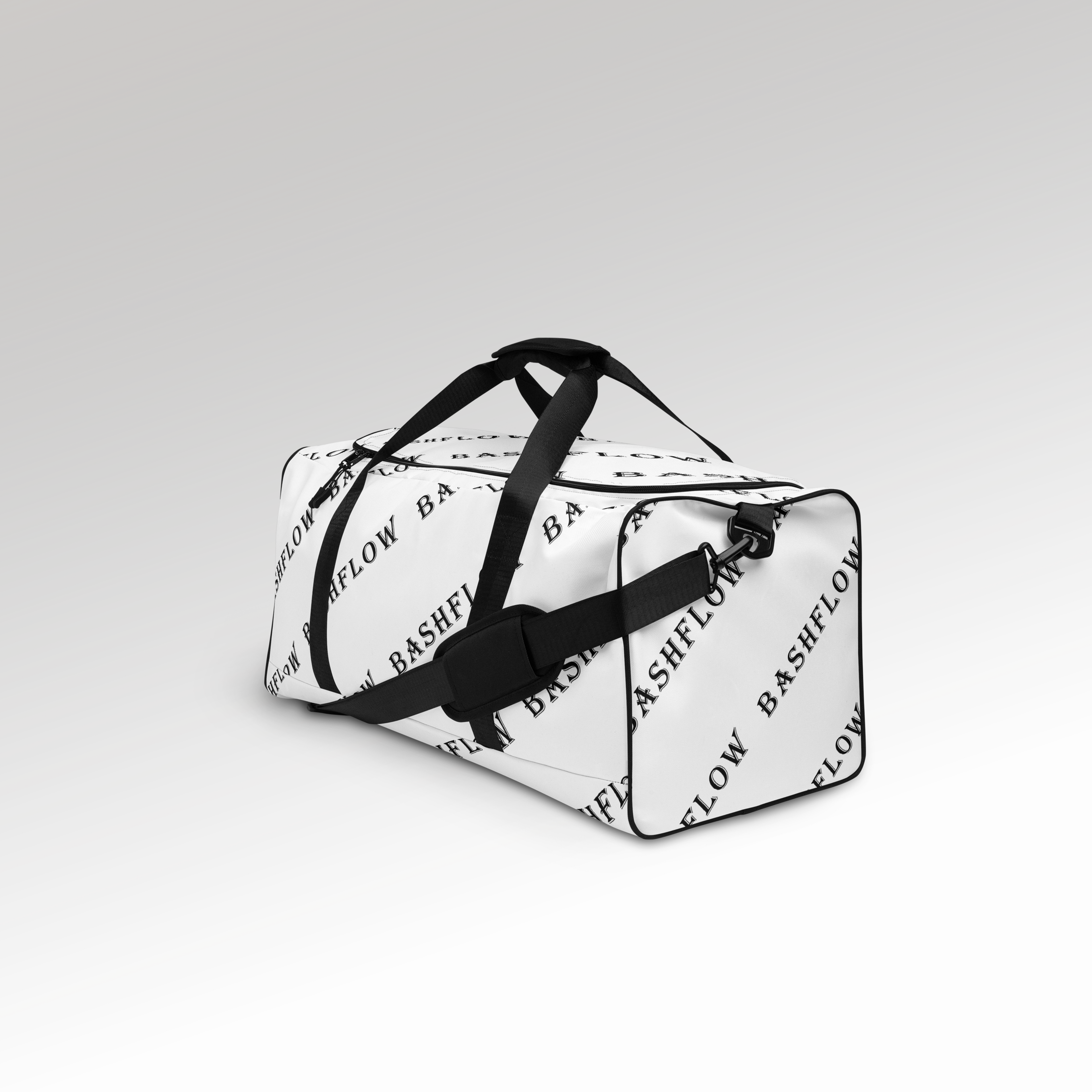 Slant White Duffle Bag