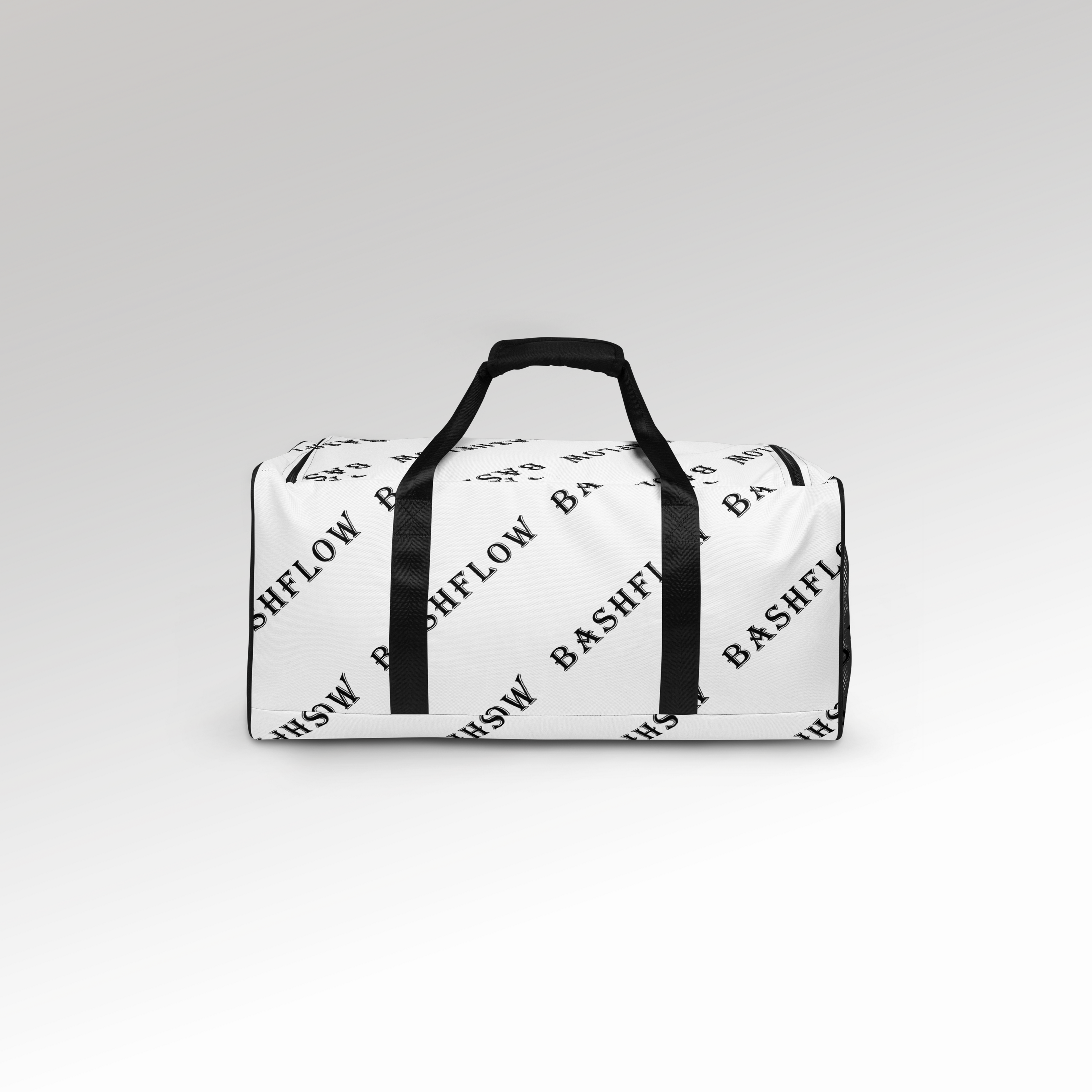 Slant White Duffle Bag
