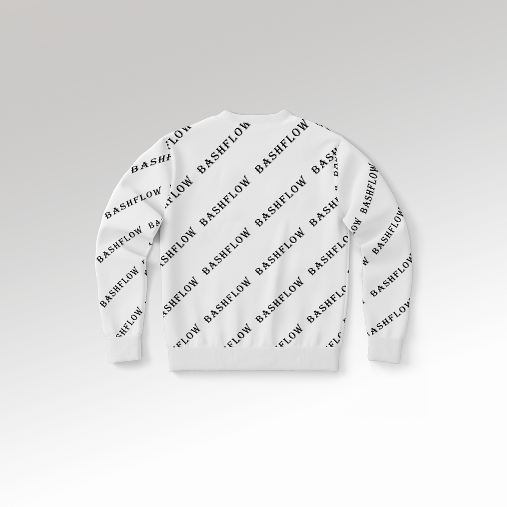 Slant White Sweatshirt