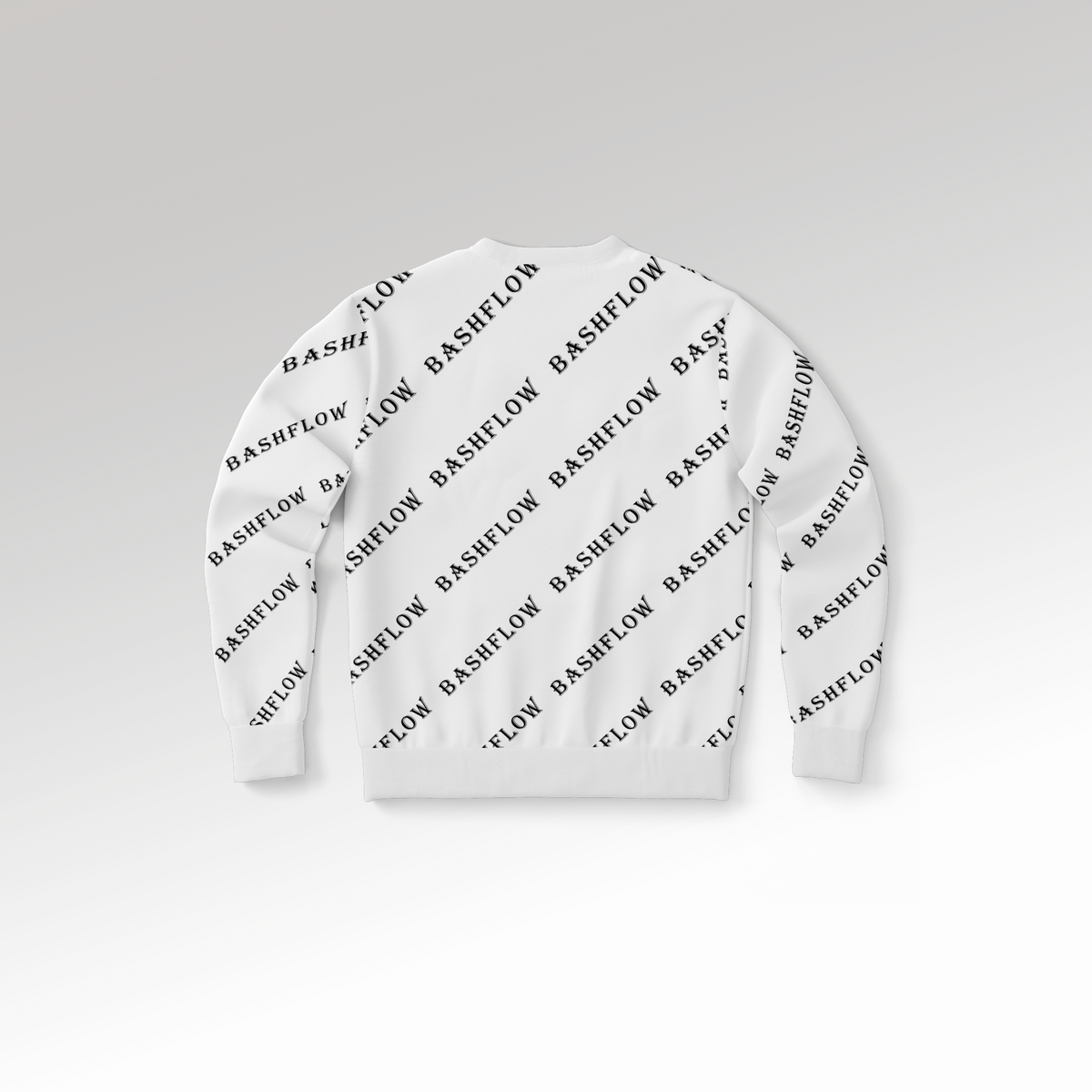 Slant White Sweatshirt