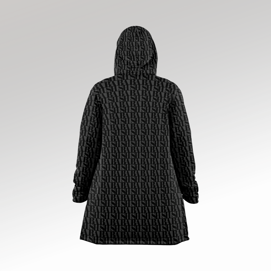 Monogram Microfleece Cloak NOIR