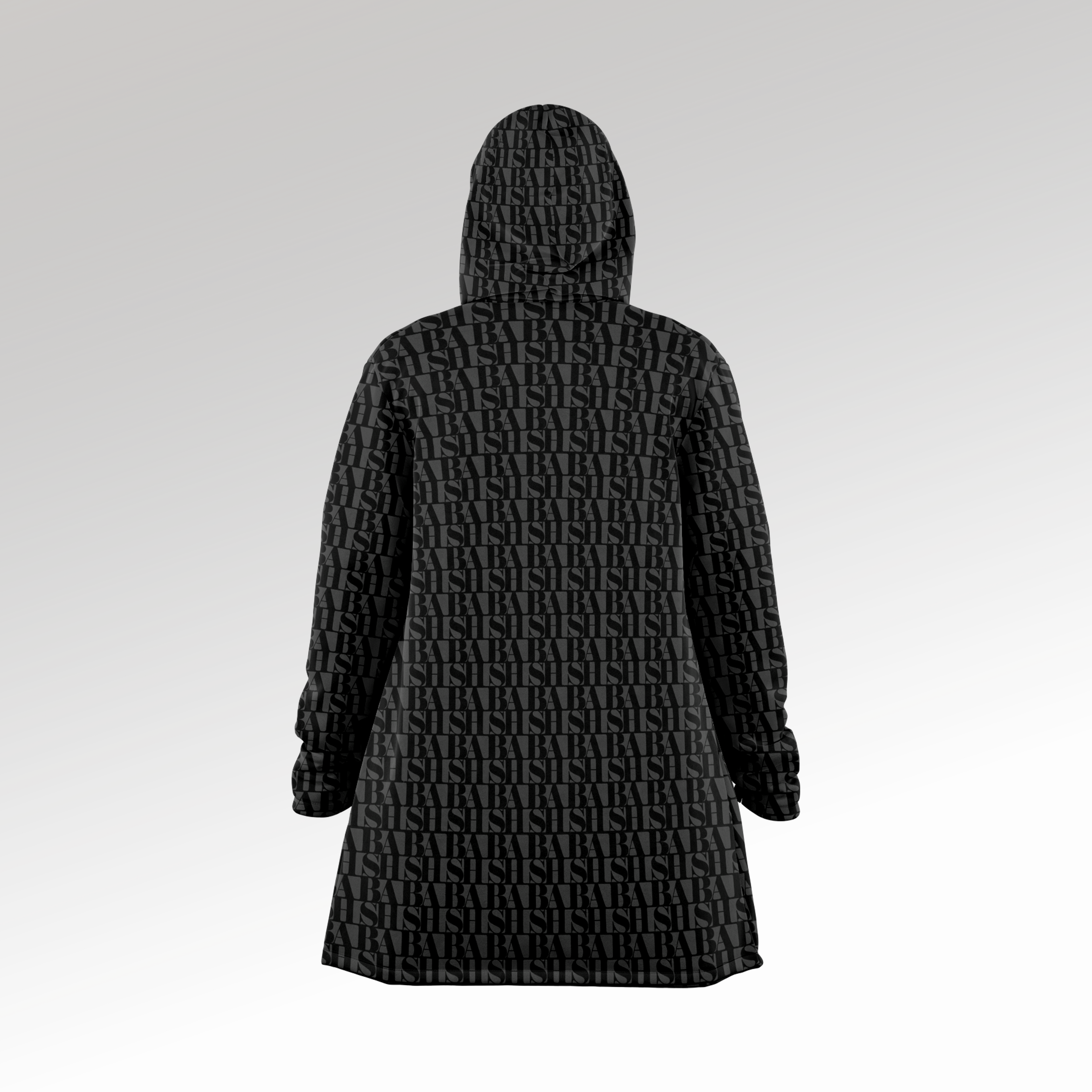 Monogram Microfleece Cloak NOIR