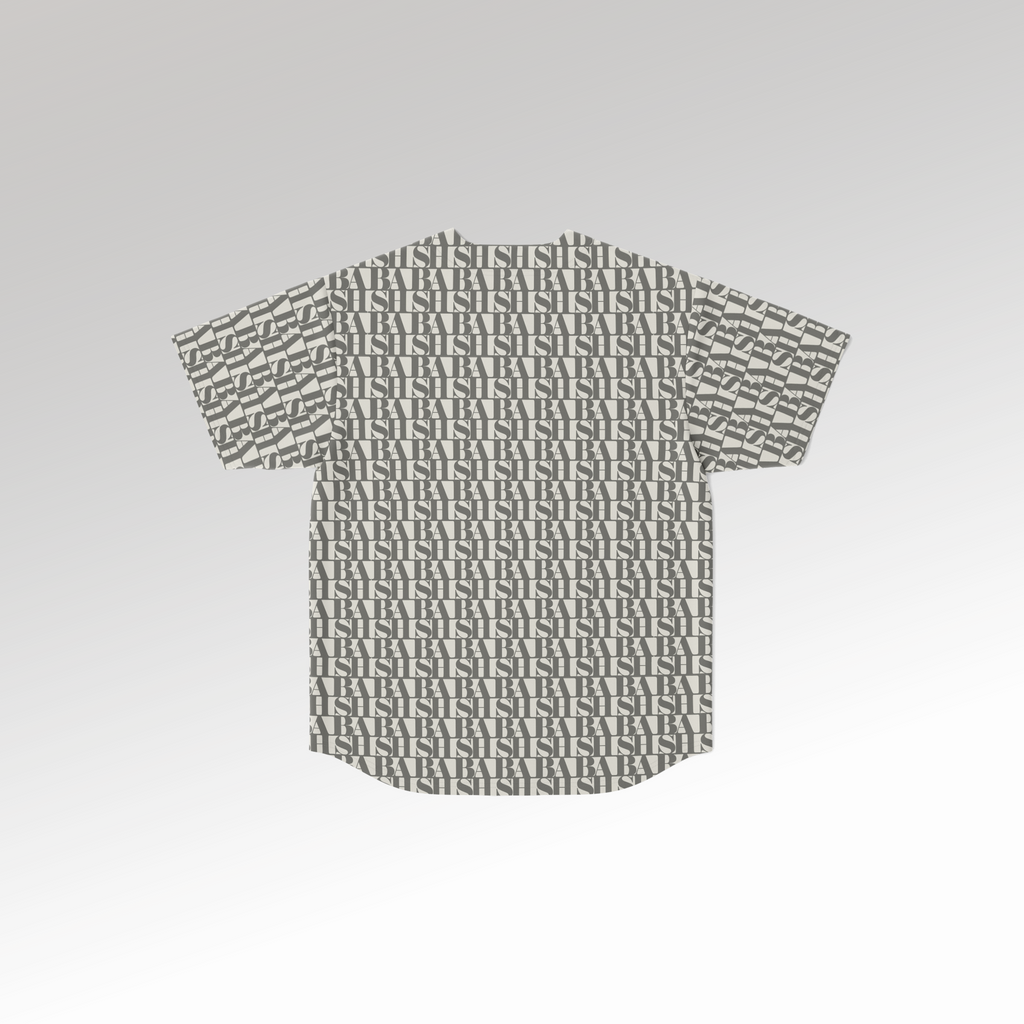 Monogram Jersey Button-Down CRÈME