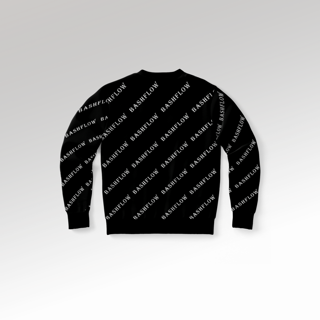 Slant Black Sweatshirt