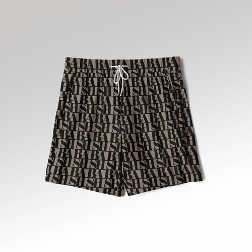 BASH Monogram 2-in-1 Athletic Shorts CLASSIQUE