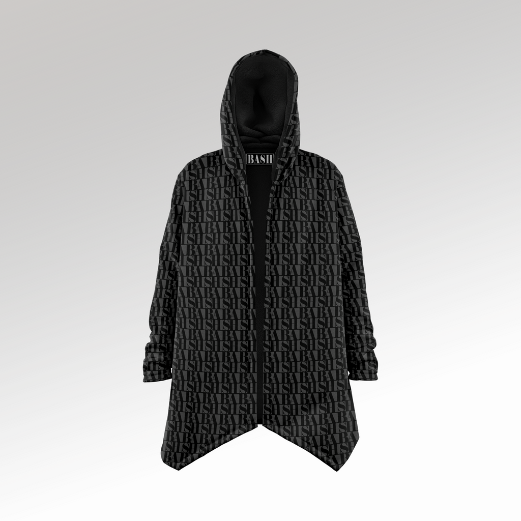 Monogram Microfleece Cloak NOIR