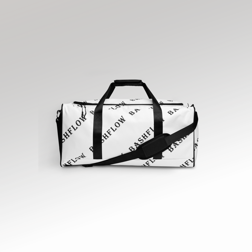 Slant White Duffle Bag
