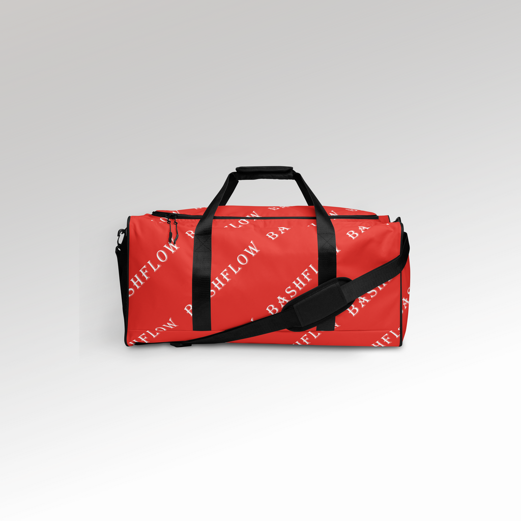Slant Red Duffle Bag