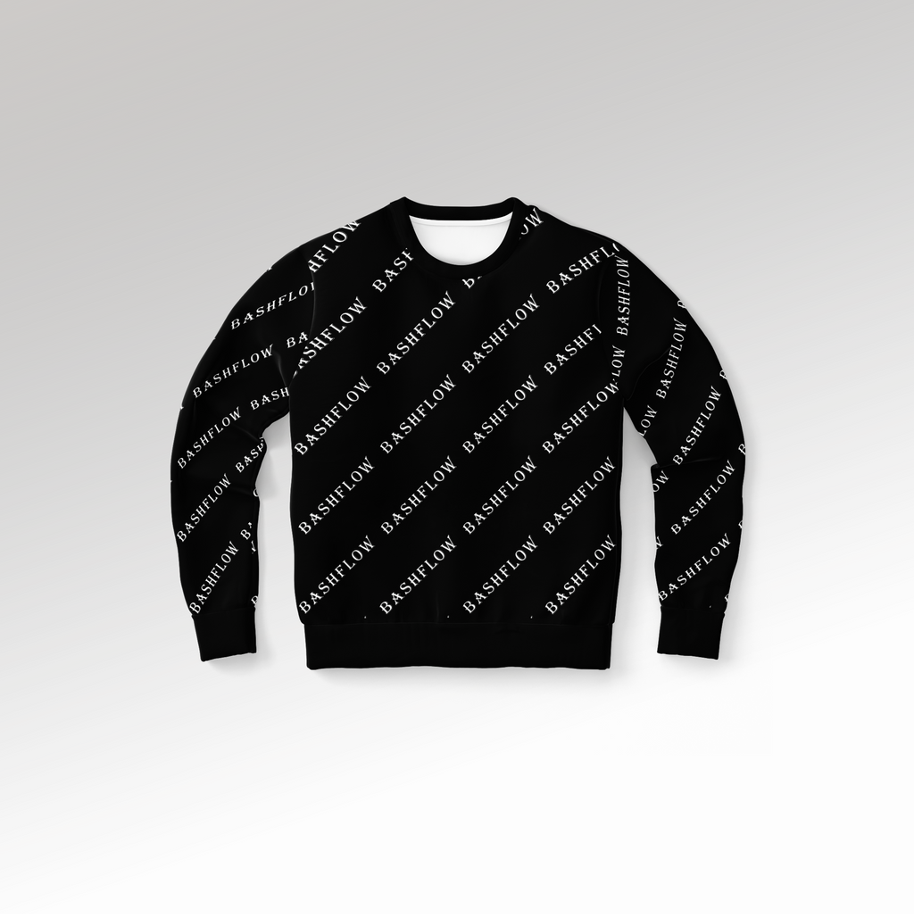Slant Black Sweatshirt