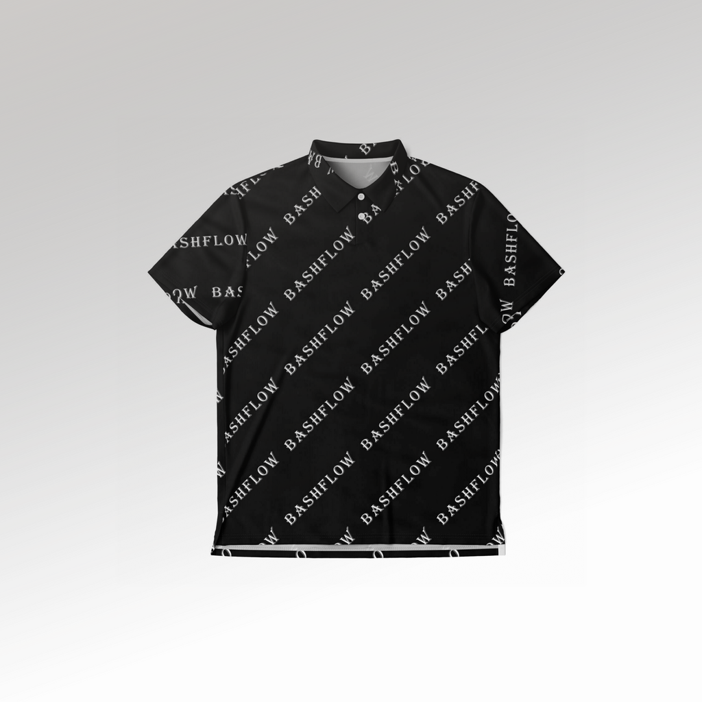 Slant Black Polo
