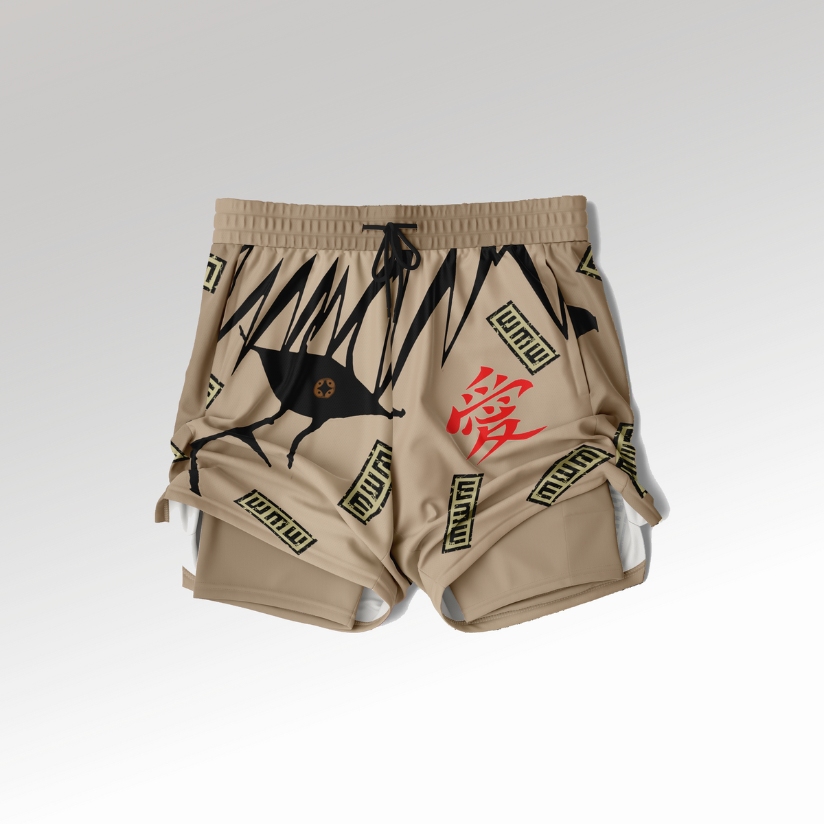 GAARA Sand Demon 2-in-1 Athletic Shorts