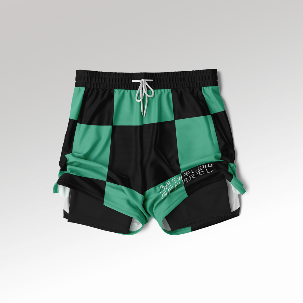 Tanjiro 2-in-1 Athletic Shorts
